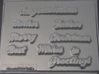 3509 Assorted Sayings I Chocolate Candy Mold